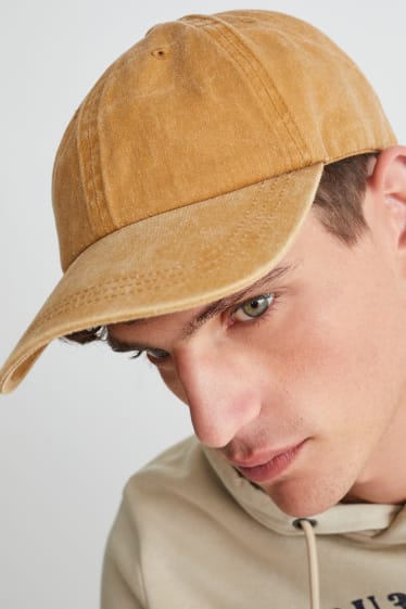 Men - Cap - brown