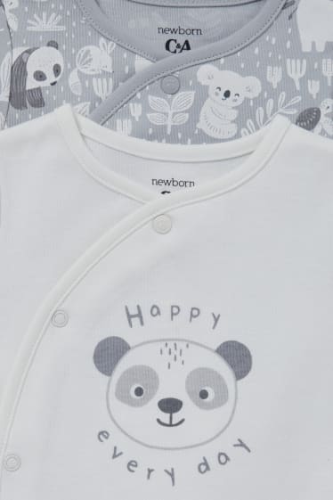 Bébés garçons - Lot de 2 - pyjamas bébé - blanc