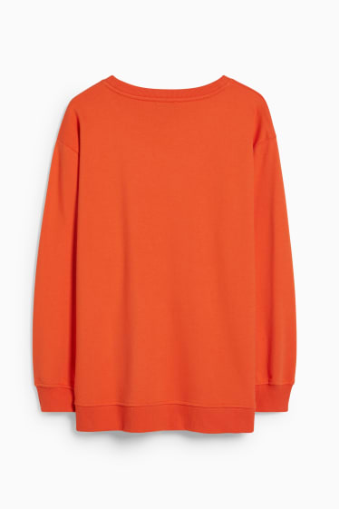 Damen - Sweatshirt - dunkelorange