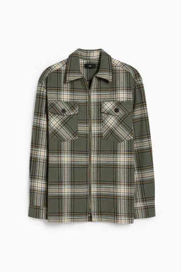 Home - Sobrecamisa - de quadres - verd