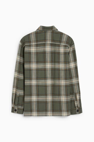 Home - Sobrecamisa - de quadres - verd