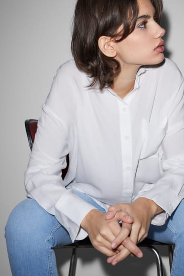 Donna - CLOCKHOUSE - blusa - bianco