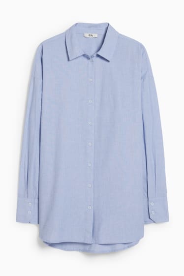 Damen - Bluse - blau