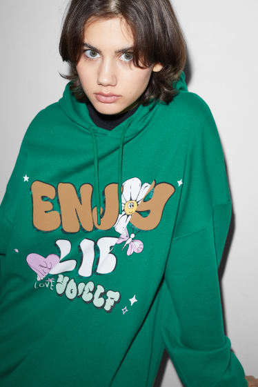 Tieners & jongvolwassenen - CLOCKHOUSE - hoodie - groen