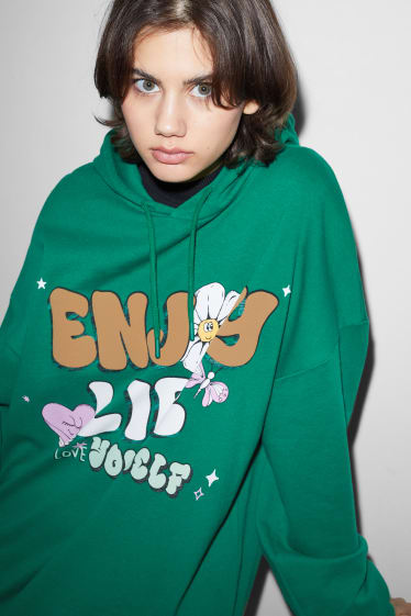 Donna - CLOCKHOUSE - felpa con cappuccio - verde