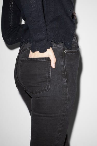 Tieners & jongvolwassenen - CLOCKHOUSE - skinny jeans - high waist - LYCRA® - zwart