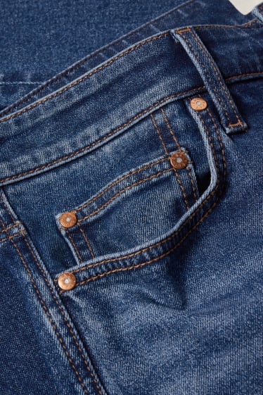 Pánské - Tapered jeans - LYCRA® - džíny - tmavomodré