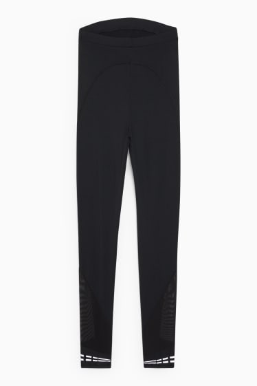 Damen - Umstands-Sport-Leggings - schwarz