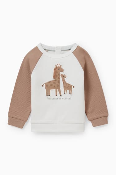 Baby Buben - Baby-Sweatshirt - cremeweiß