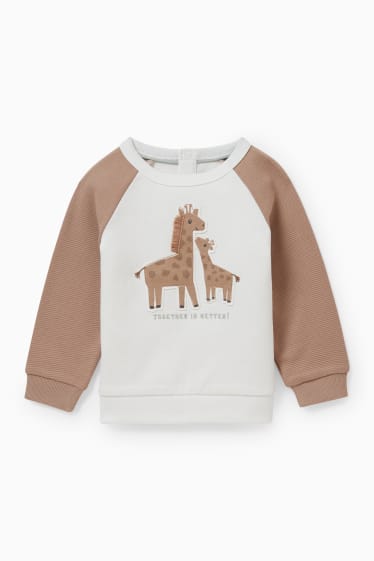 Babys - Baby-Sweatshirt - cremeweiss