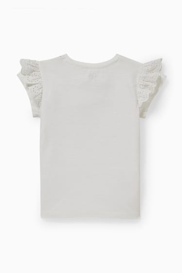 Enfants filles - T-shirt - blanc crème