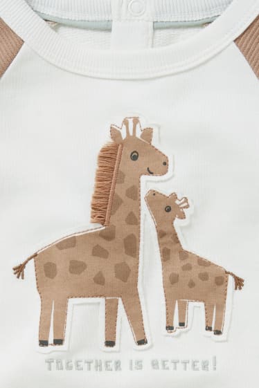 Baby Buben - Baby-Sweatshirt - cremeweiß