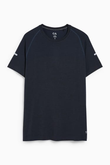 Heren - Sportshirt - donkerblauw