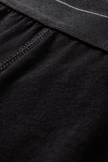 Men - Multipack of 2 - trunks - Pima cotton - LYCRA® - black