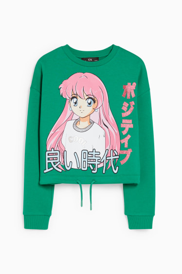 Kinder Mädchen - Sweatshirt - grün