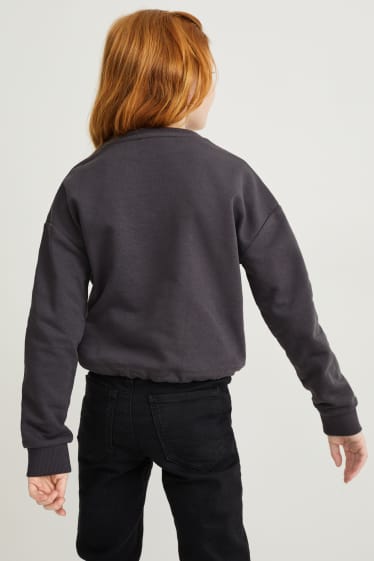 Kinder Mädchen - Sweatshirt - dunkelgrau