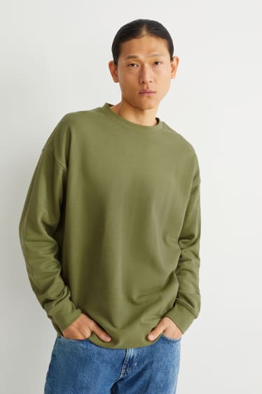 Heren - Sweatshirt - groen