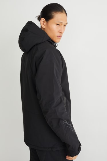 Men - Ski jacket with hood - black