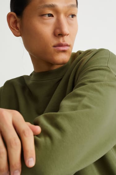 Bărbați - Bluză de molton - verde