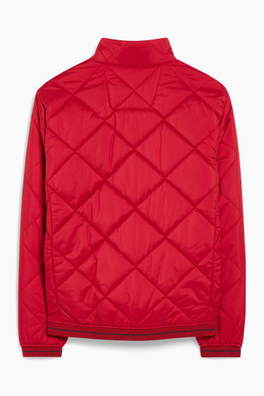 Men - Quilted jacket - LYCRA® - red