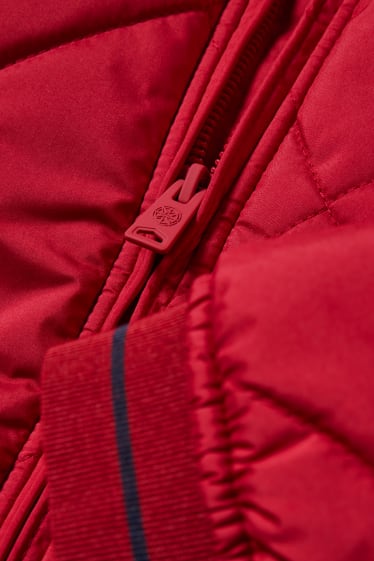 Men - Quilted jacket - LYCRA® - red