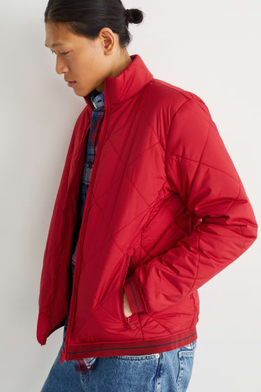 Men - Quilted jacket - LYCRA® - red