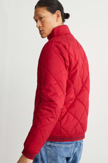 Men - Quilted jacket - LYCRA® - red