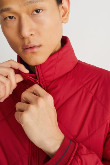 Men - Quilted jacket - LYCRA® - red