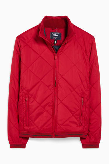 Men - Quilted jacket - LYCRA® - red