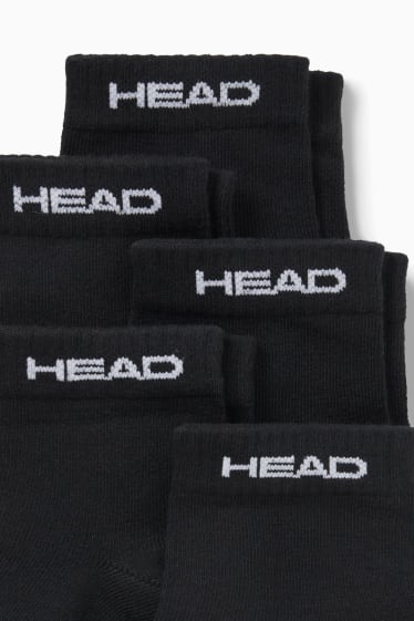 Men - HEAD - multipack of 5 - short socks - black