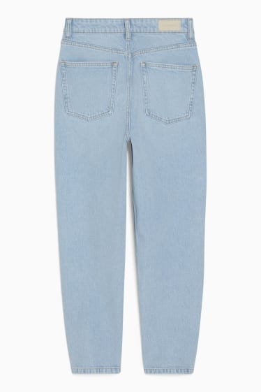 Dona - CLOCKHOUSE - mom jeans - high waist - texà blau clar