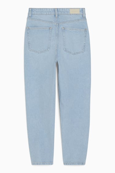 Dámské - CLOCKHOUSE - mom jeans - high waist - džíny - světle modré