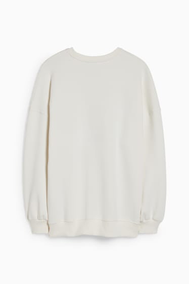 Donna - CLOCKHOUSE - felpa - bianco crema