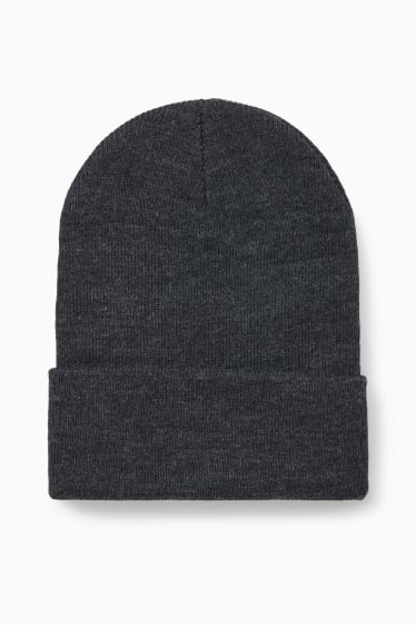 Hombre - Gorro - gris oscuro