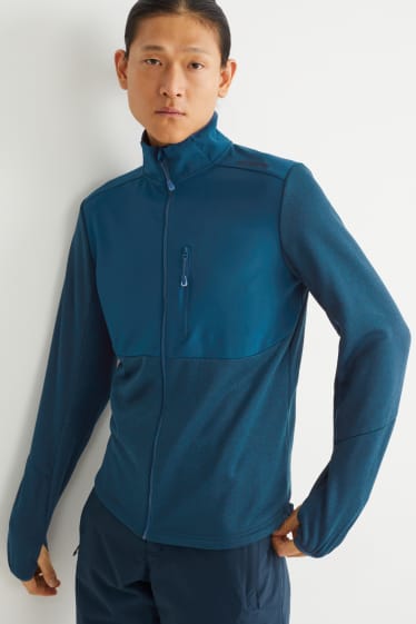 Hommes - Veste en polaire - turquoise foncé