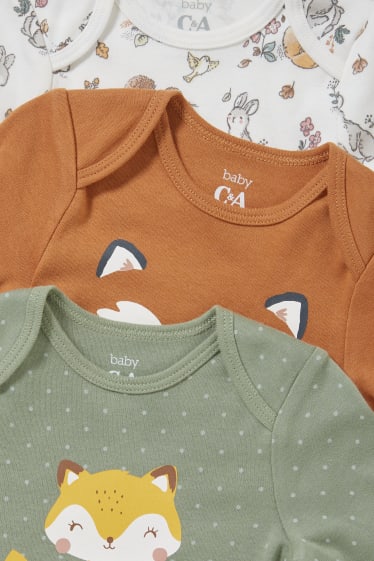 Baby: meisjes - Set van 3 - rompertje - havanna