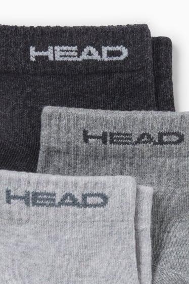 Herren - HEAD - Multipack 5er - Kurzsocken - schwarz / grau