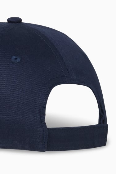 Niños - Dinosaurios - gorra de béisbol - azul oscuro