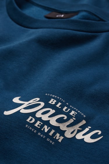 Heren - Sweatshirt - blauw