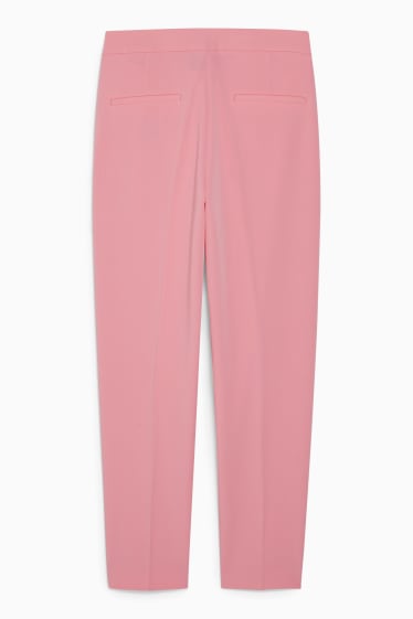 Mujer - Pantalón de oficina - mid waist - regular fit - rosa