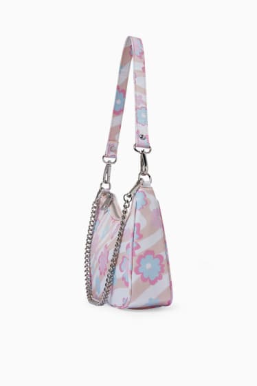 Teens & young adults - CLOCKHOUSE - small shoulder bag - floral - rose