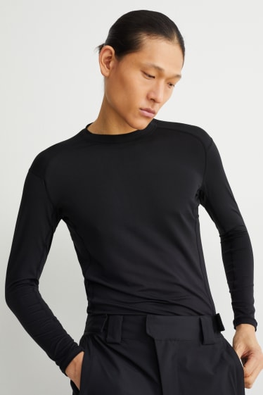 Men - Ski base layer top - black