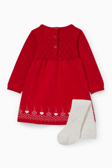 Babys - Baby-outfit - 2-delig - rood