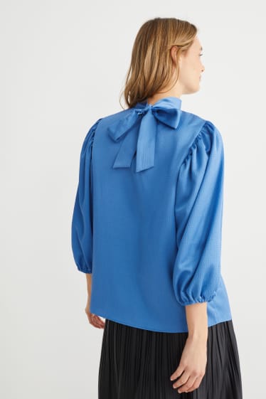 Dames - Blouse - blauw