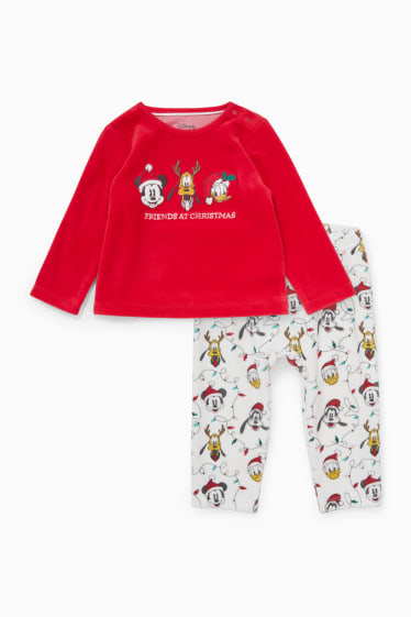 Babies - Disney - baby Christmas pyjamas - 2 piece - red