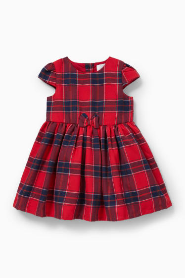 Babys - Baby-outfit - 3-delig - rood / donkerblauw