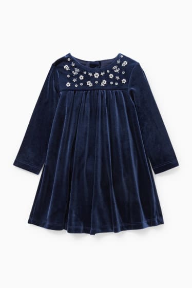 Baby Mädchen - Baby-Outfit - 2 teilig - dunkelblau