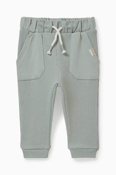 Neonati - Pantaloni sportivi per neonati - verde menta