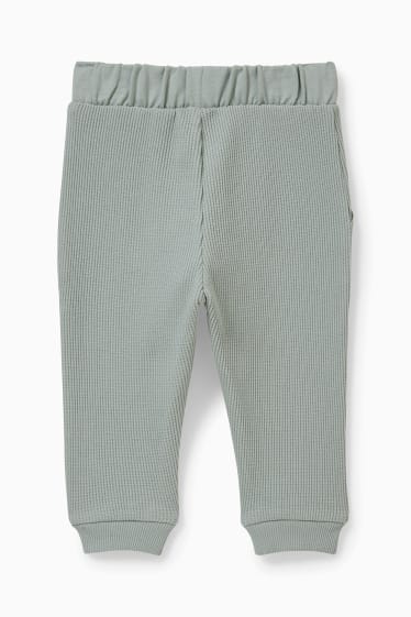 Neonati - Pantaloni sportivi per neonati - verde menta