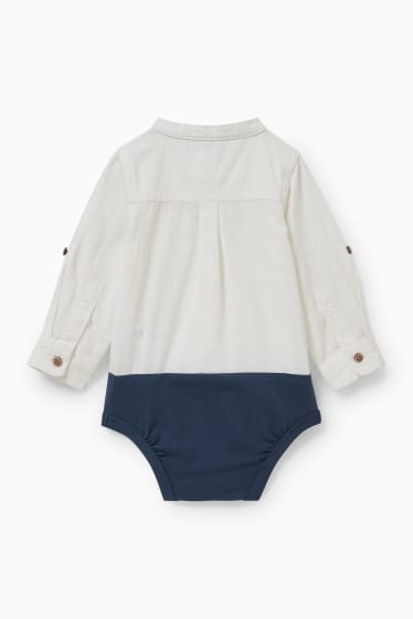 Baby Jungen - Baby-Body - weiss